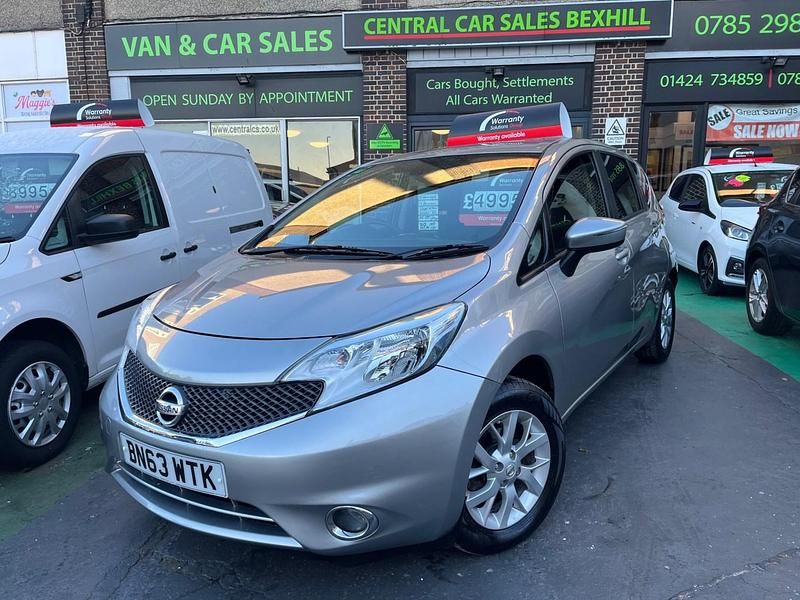 Silver Used 2013 Nissan Note Acenta Premium MPV | £4,995 (Fair price) - Image 1/4