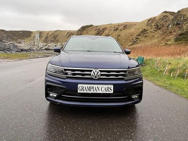 Used VW Tiguan R-line 150 HP (110 kW) 2017 Blue SUV