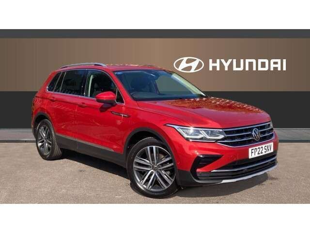 Red Used 2022 VW Tiguan Elegance SUV | £23,499 (Good price) - Image 1/4