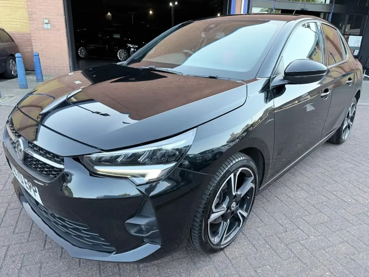 Used Vauxhall Corsa SRi 130 HP (95 kW) 2021 Black Hatchback