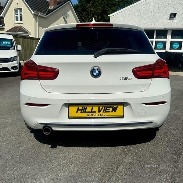 Used BMW 116 Sport Line 2017 White Hatchback