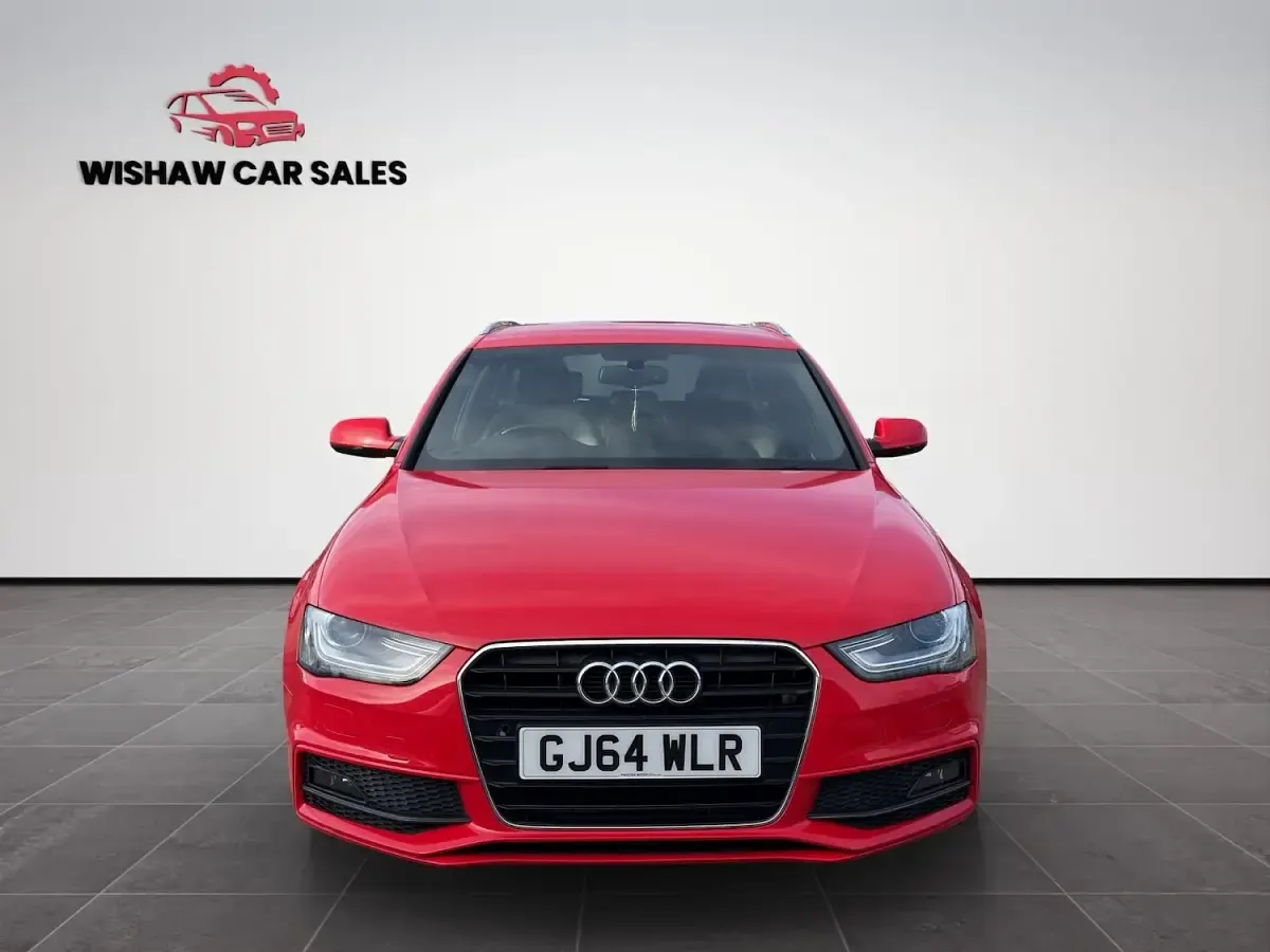 Used Audi A4 S-Line 150 HP (110 kW) 2014 Red Estate