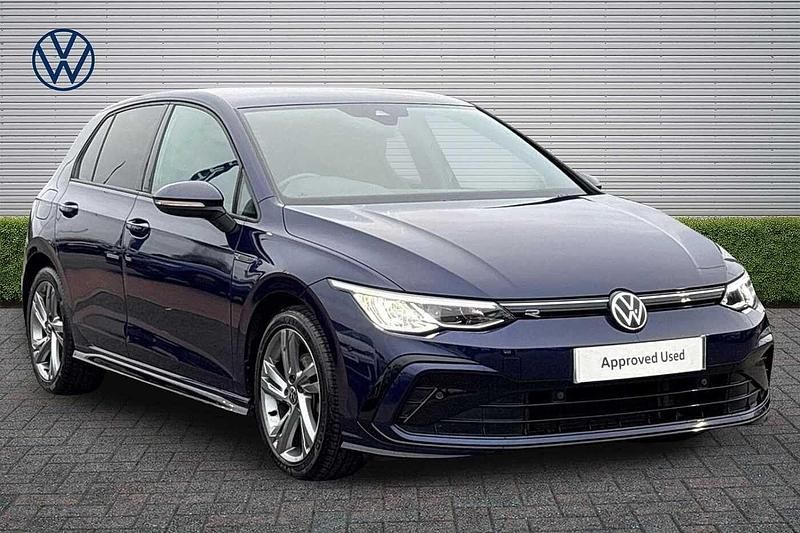 Used VW Golf VIII R-line 150 HP (110 kW) 2022 Blue Hatchback