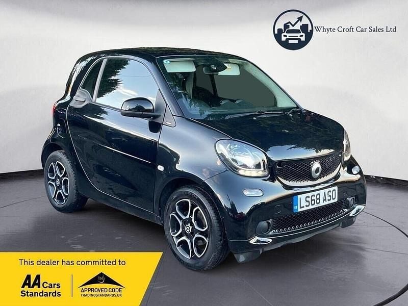 Black Used 2018 Smart ForTwo Coupé Premium Coupe | £6,495 (Good price) - Image 1/3