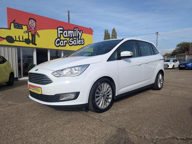 White Used 2016 Ford Grand C-Max Titanium MPV | £7,995 (Expensive) - Image 1/4