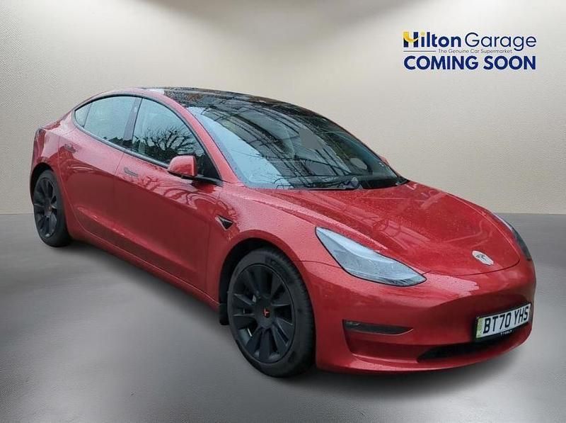 Red Used 2020 Tesla Model 3 Long Range AWD Sedan | £17,550 (Fair price) - Image 1/1