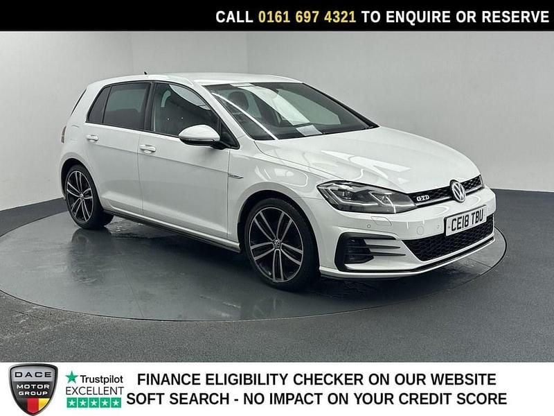 Used VW Golf VII GTD 184 HP (135 kW) 2018 White Hatchback