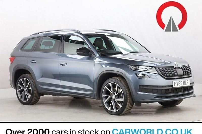 Grey Used 2018 Skoda Kodiaq SportLine SUV | £18,043 (Fair price) - Image 1/1