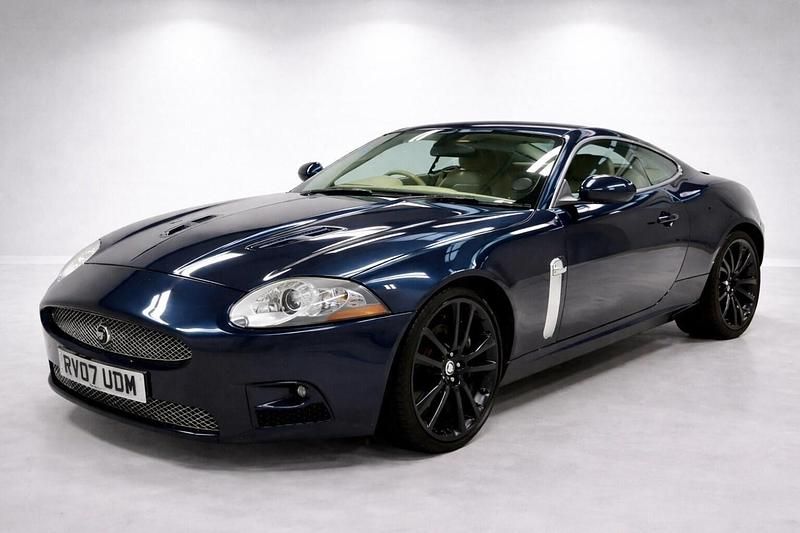 Used Jaguar XKR Supercharged 420 HP (308 kW) 2007 Blue Coupe