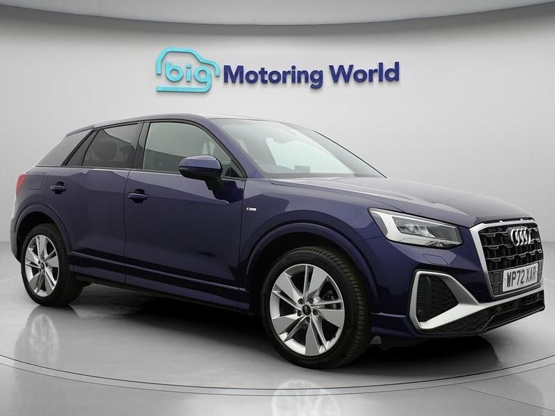 Blue Used 2022 Audi Q2 S-Line SUV | £17,700 (Fair price) - Image 1/4