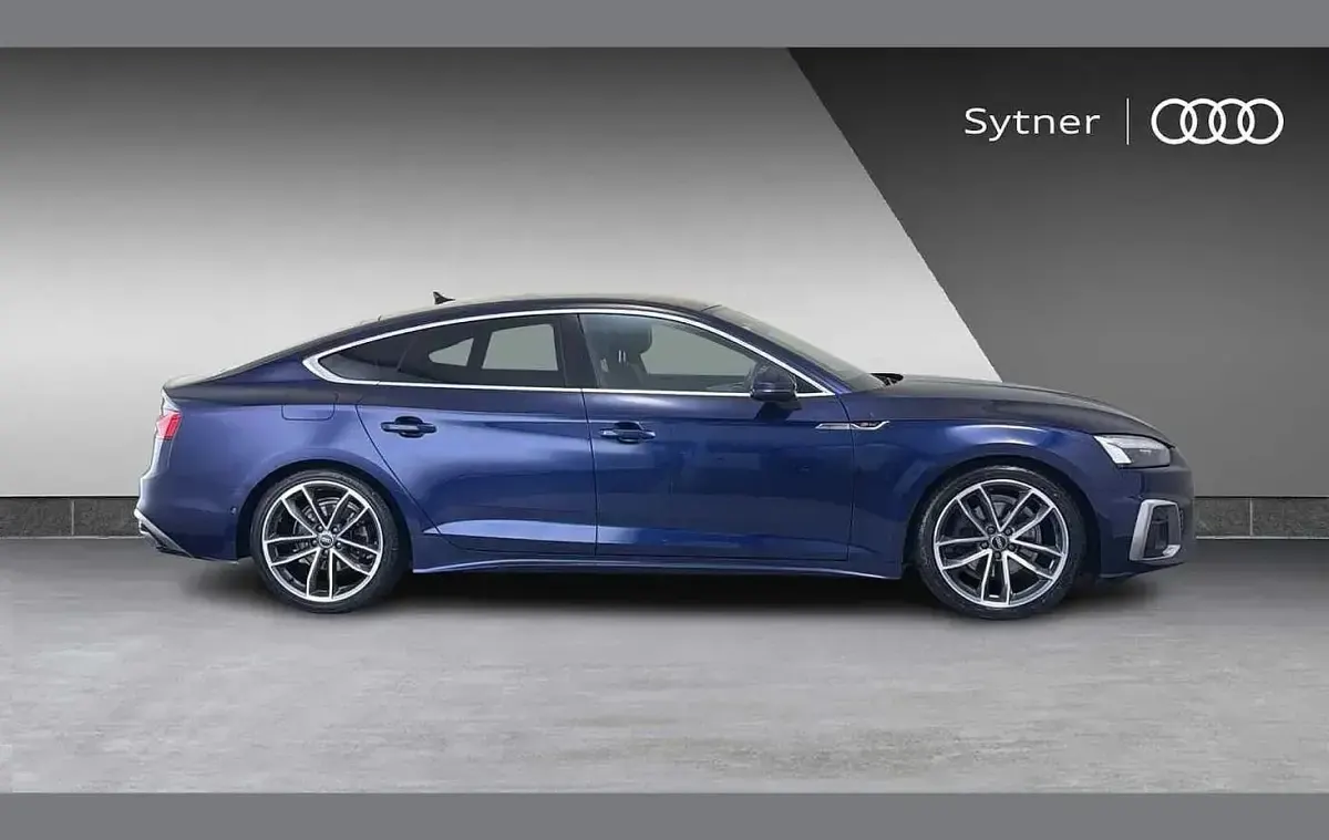 Used Audi A5 S-Line 147 HP (108 kW) 2024 Blue Hatchback