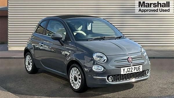 Grey Used 2022 Fiat 500 Dolcevita Cabriolet | £11,257 (Fair price) - Image 1/4