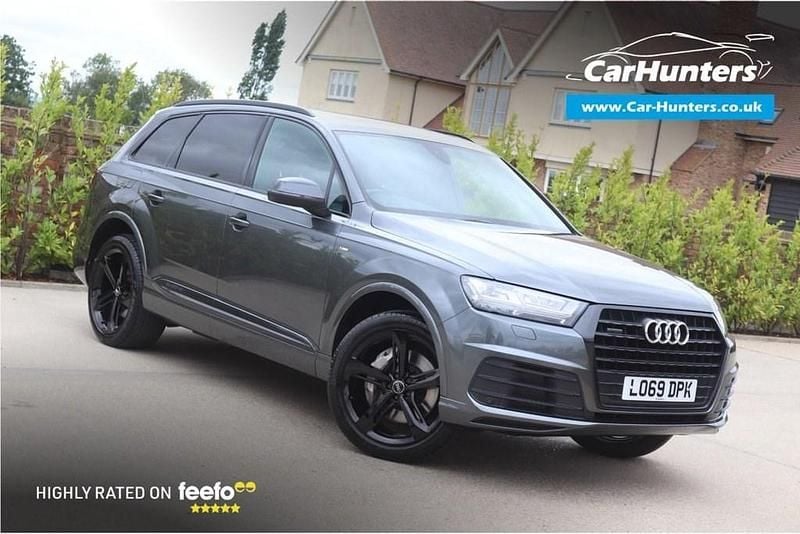 Grey Used 2019 Audi Q7 Black Edition SUV | £33,995 (Fair price) - Image 1/4