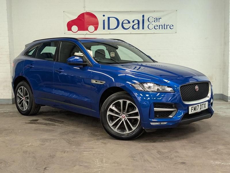 Blue Used 2017 Jaguar F-Pace R-Sport SUV | £14,490 (Super price) - Image 1/4
