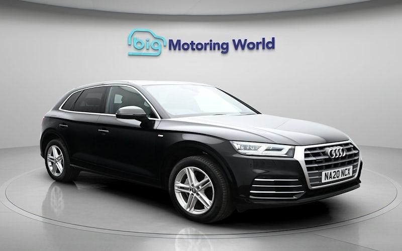 Używany Audi Q5 S-Line 299 KM (219 kW) 2020 Czarny SUV