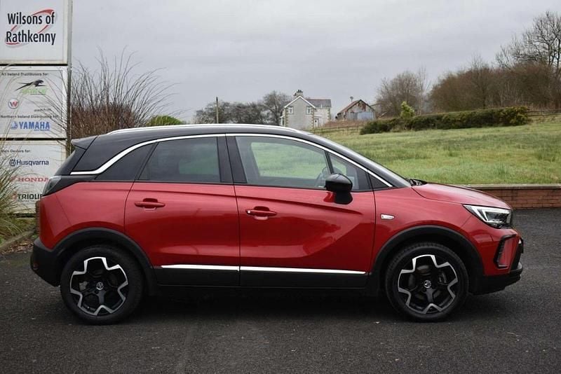 Used Vauxhall Crossland Ultimate 108 HP (79 kW) 2022 Red SUV
