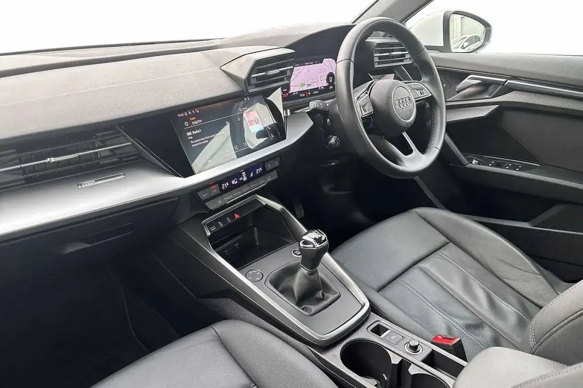 Used Audi A3 Sport 110 HP (80 kW) 2022 Ibis white Sedan