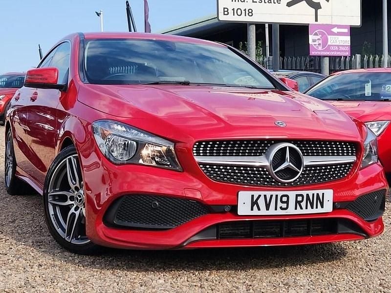 Red Used 2019 Mercedes CLA180 AMG line Sedan | £13,995 (Fair price) - Image 1/4