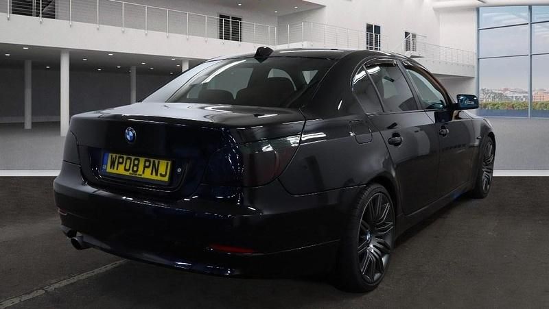 Used BMW 520 2008 Black Sedan