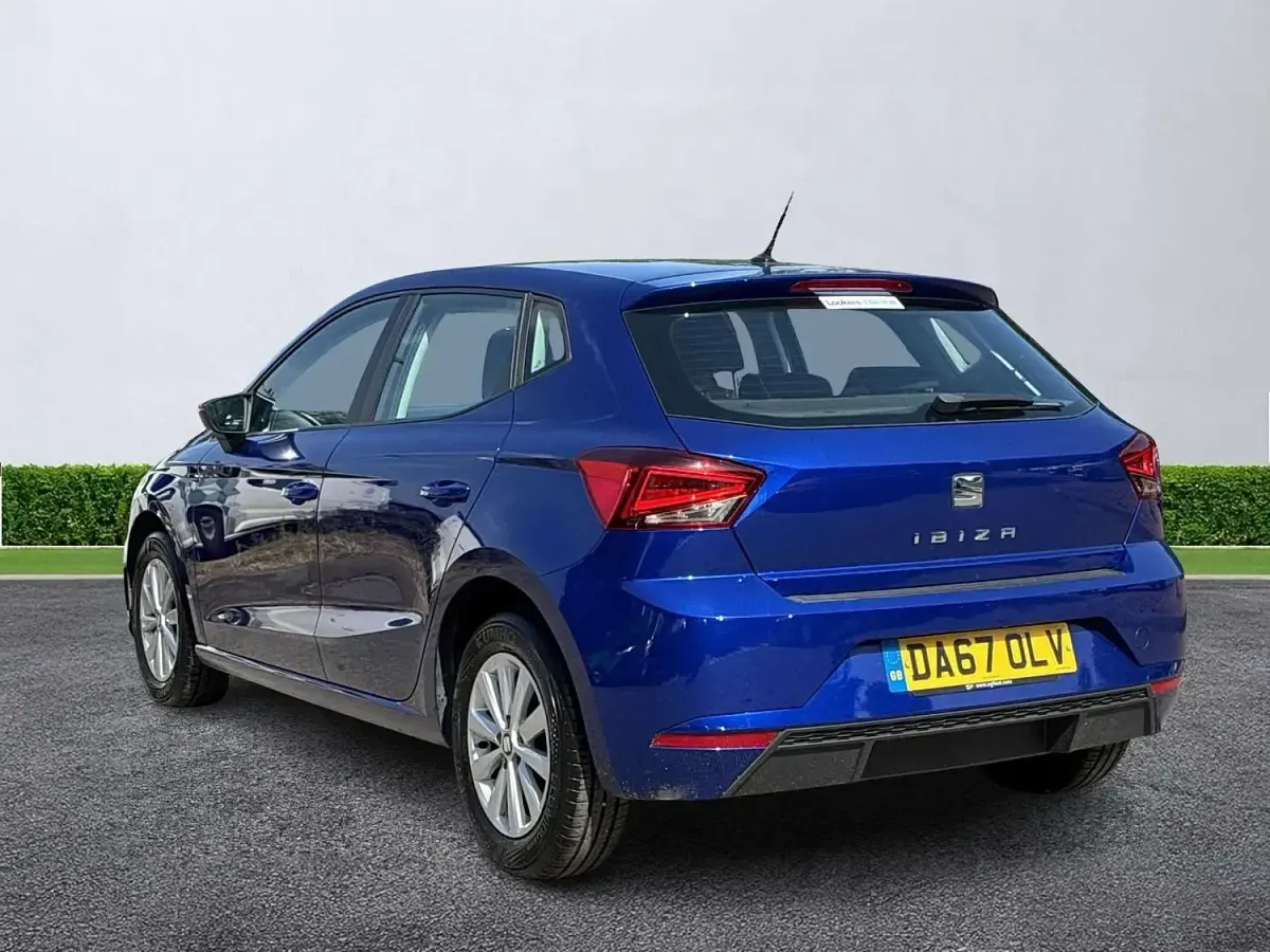 Used Seat Ibiza SE 75 HP (55 kW) 2018 Blue Hatchback