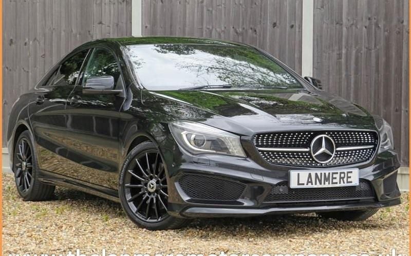 Used Mercedes CLA220 AMG 170 HP (125 kW) 2014 Cosmos black Sedan