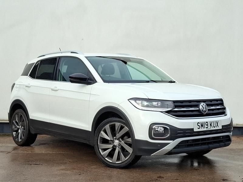 Used VW T-Cross Edition 115 HP (84 kW) 2019 White SUV