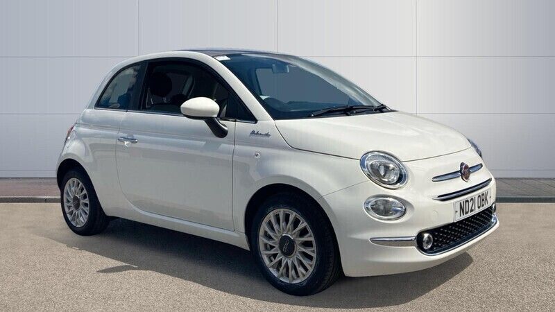 White Used 2021 Fiat 500 Dolcevita Hatchback | £9,491 (Fair price) - Image 1/4