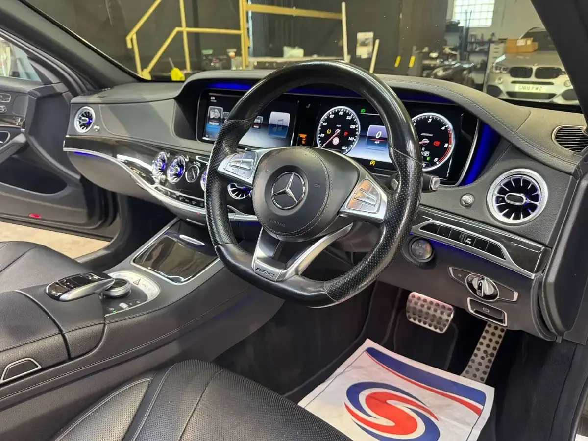 Used Mercedes S350 AMG line 258 HP (189 kW) 2016 Black Sedan