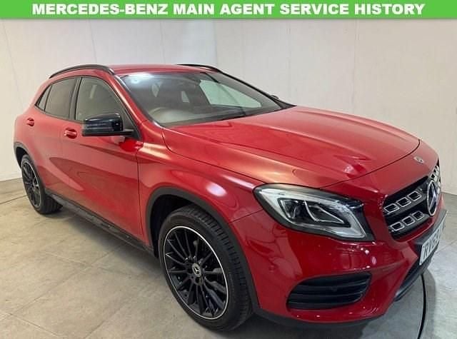 Used Mercedes GLA180 AMG line 122 HP (89 kW) 2019 Red SUV