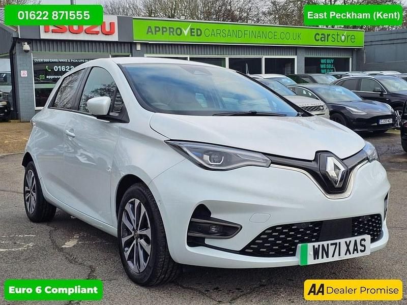 Used Renault Zoe GT-Line 100 kW (136 HP) 2021 White Hatchback