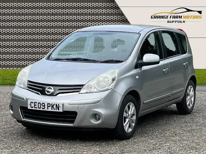 Used Nissan Note Acenta 110 HP (80 kW) 2009 Silver Hatchback