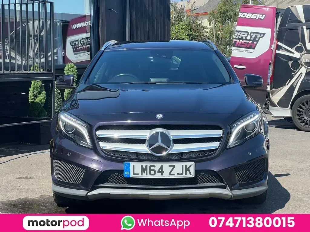 Used Mercedes GLA220 AMG line 170 HP (125 kW) 2014 Purple SUV