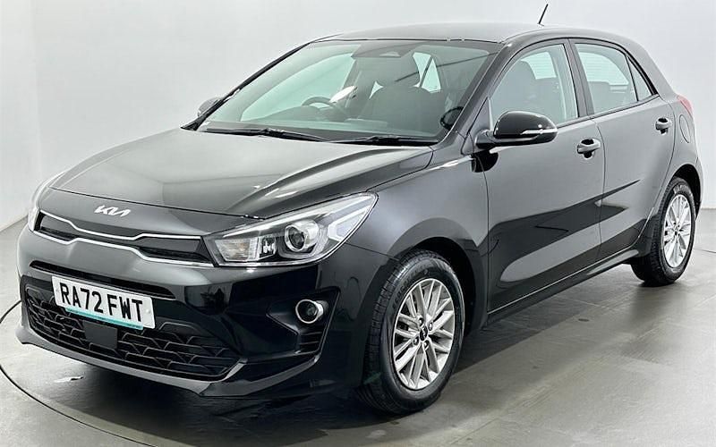 Used Kia Rio 84 HP (61 kW) 2022 Black Hatchback
