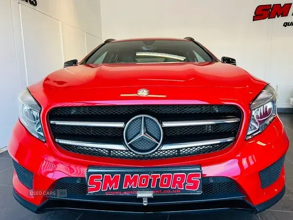 Used Mercedes GLA200 AMG line 136 HP (100 kW) 2017 Red SUV