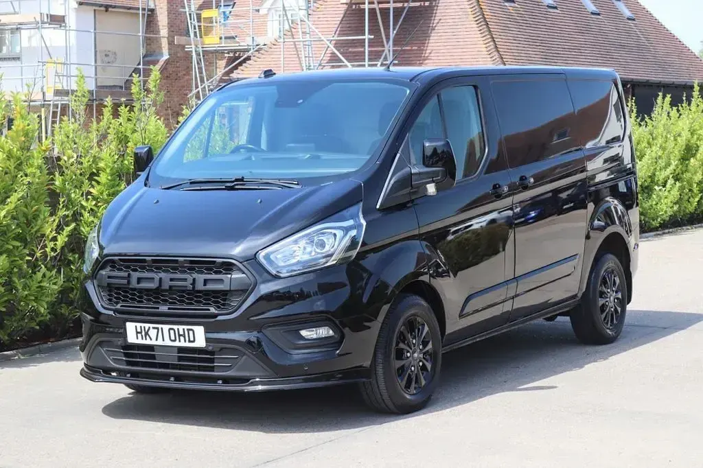 Used Ford Transit Custom Limited 130 HP (95 kW) 2021 Black Van
