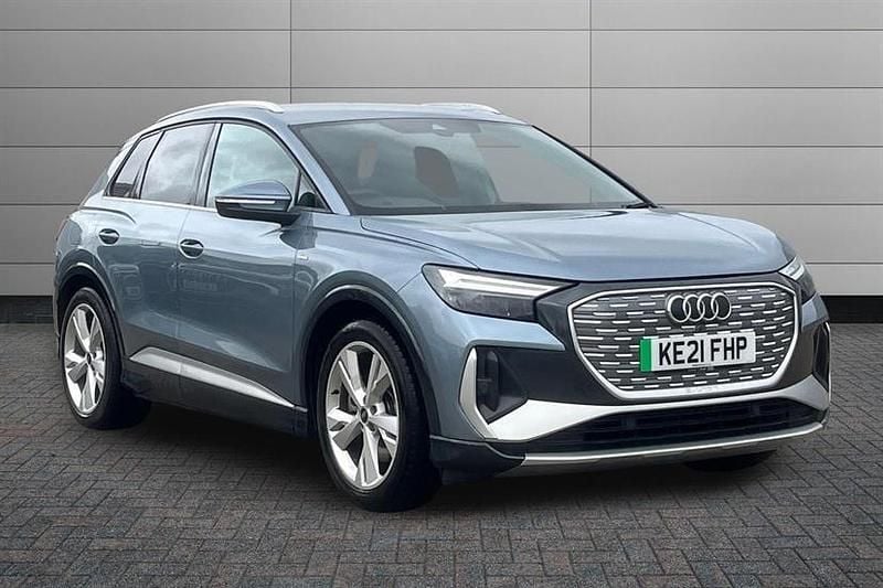 Blue Used 2021 Audi Q4 e-tron S-Line SUV | £25,950 (A bit pricey) - Image 1/4