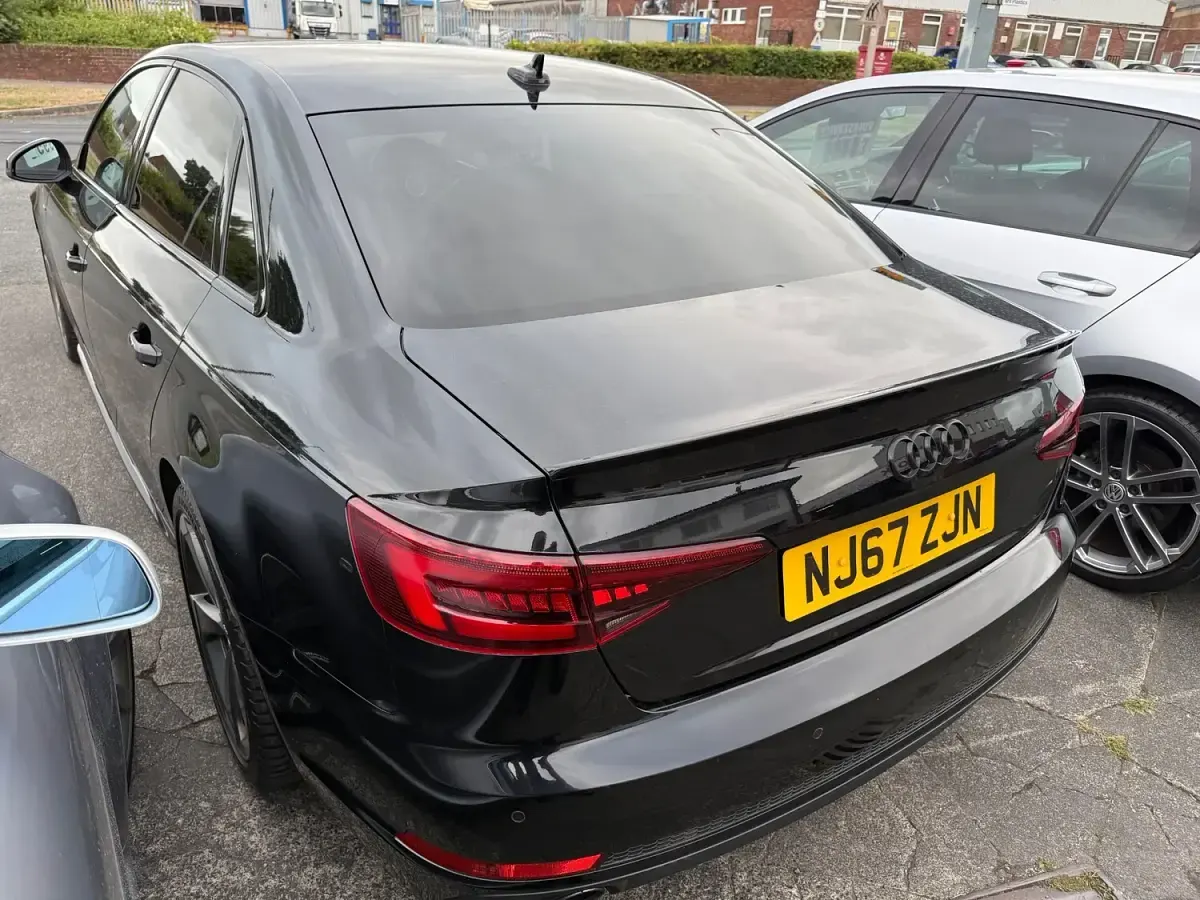 Used Audi A4 Black Edition 150 HP (110 kW) 2017 Black Sedan
