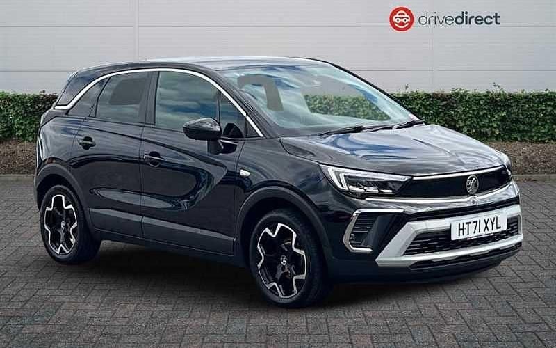 Metallic diamond black Used 2021 Vauxhall Crossland Elite SUV | £10,468 (Fair price) - Image 1/4