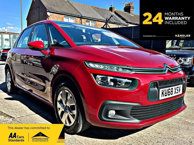 Red Used 2018 Citroën C4 Touch MPV | £4,000 - Image 1/4