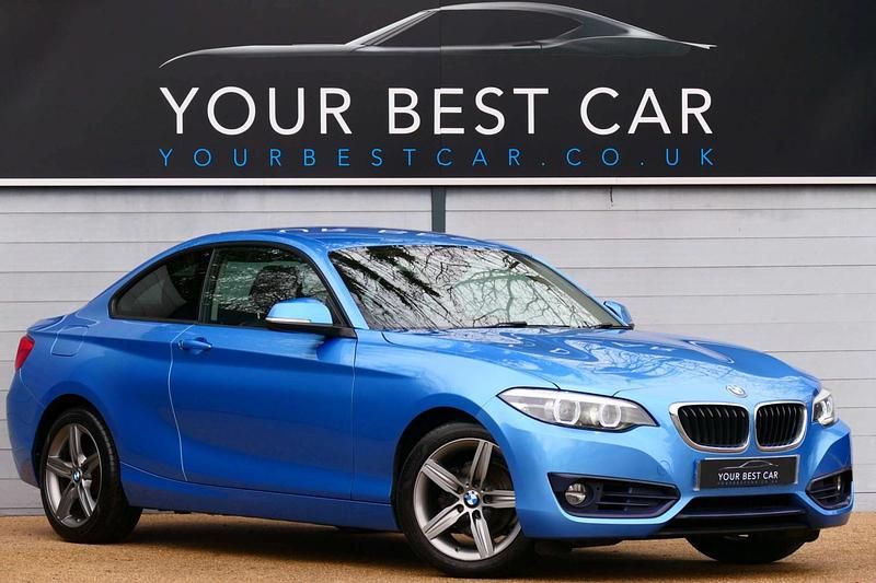 Used BMW 218 Sport Line 134 HP (98 kW) 2018 Blue Coupe