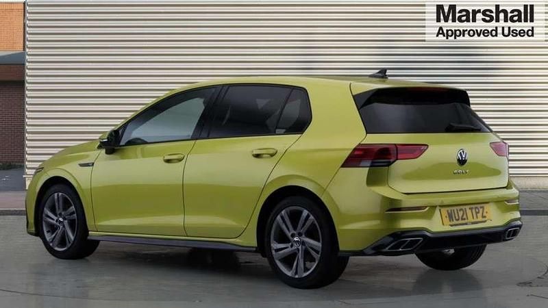 Used VW Golf VII R-line 2021 Yellow Hatchback