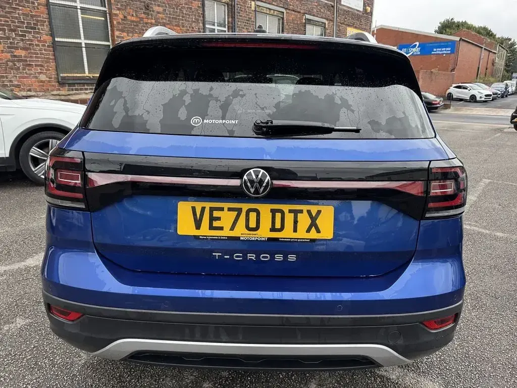 Used VW T-Cross SEL 108 HP (79 kW) 2020 Blue SUV