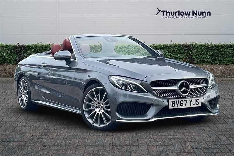 Grey Used 2017 Mercedes C200 AMG line Cabriolet | £18,499 (Fair price) - Image 1/4