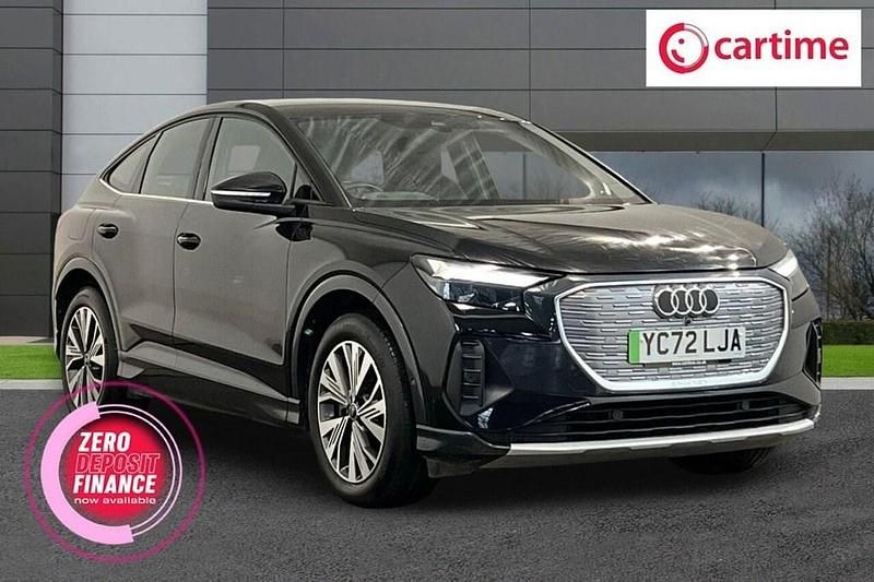 Used Audi Q4 Sportback e-tron Sport 219 kW (299 HP) 2022 Black SUV