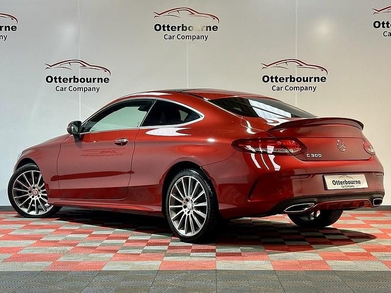 Used Mercedes C300 AMG line 2016 Red Coupe