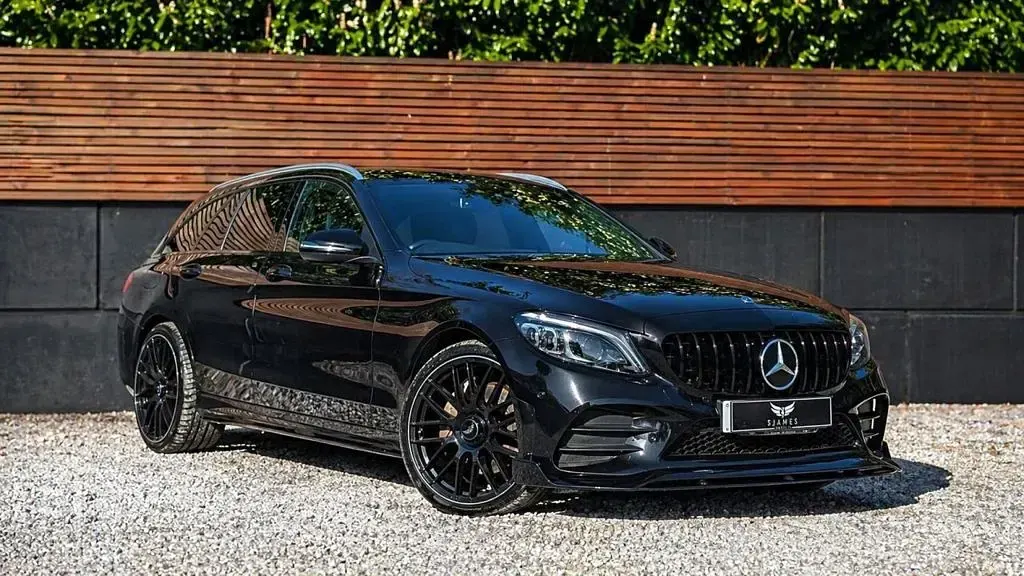 Used Mercedes C300 AMG line 2019 Black Estate
