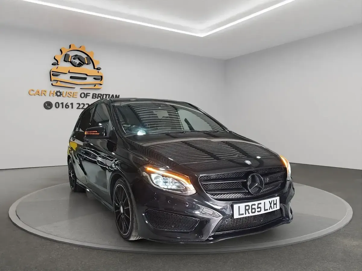 Used Mercedes B200 AMG Line Premium 134 HP (98 kW) 2015 Black Hatchback