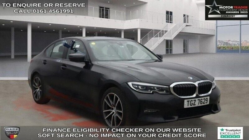Black Used 2021 BMW 318 Sport Line Sedan | £17,970 (Fair price) - Image 1/4