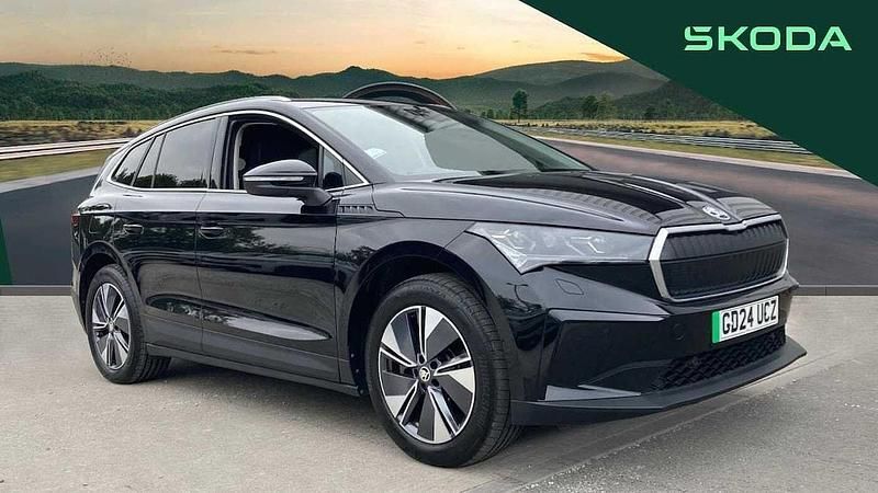 Black Used 2024 Skoda Enyaq iV SUV | £27,014 (Fair price) - Image 1/4