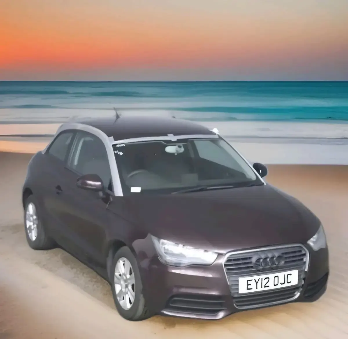 Used Audi A1 86 HP (63 kW) 2012 Red Hatchback